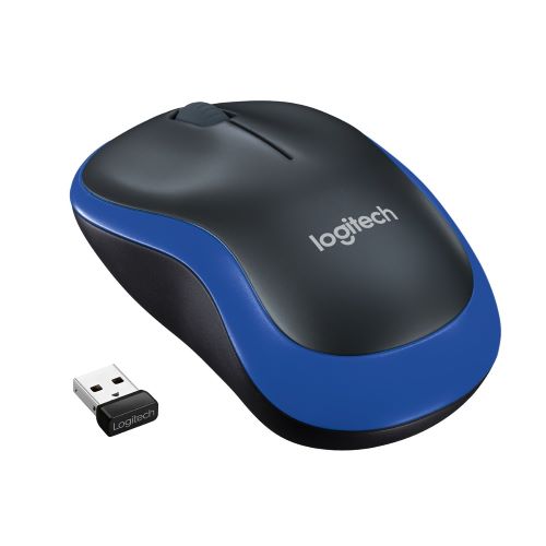 LOGITECH M185 USB ALICILI KOMPAKT KABLOSUZ MOUSE-MAVİ 910-002236
