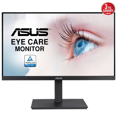 ASUS KURUMSAL VA24EQSB 23.8 IPS FreeSync 1920x1080 5ms 75Hz 300cd DP HDMI VGA USB Hoparlör VESA 3YIL EYECARE PIVOT ÇERÇEVESİZ MONİTÖR