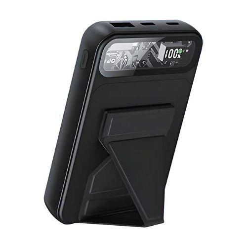 Dexim S5 10.000mAh, Şeffaf Magsafe Dijital Göstergeli PB Hover