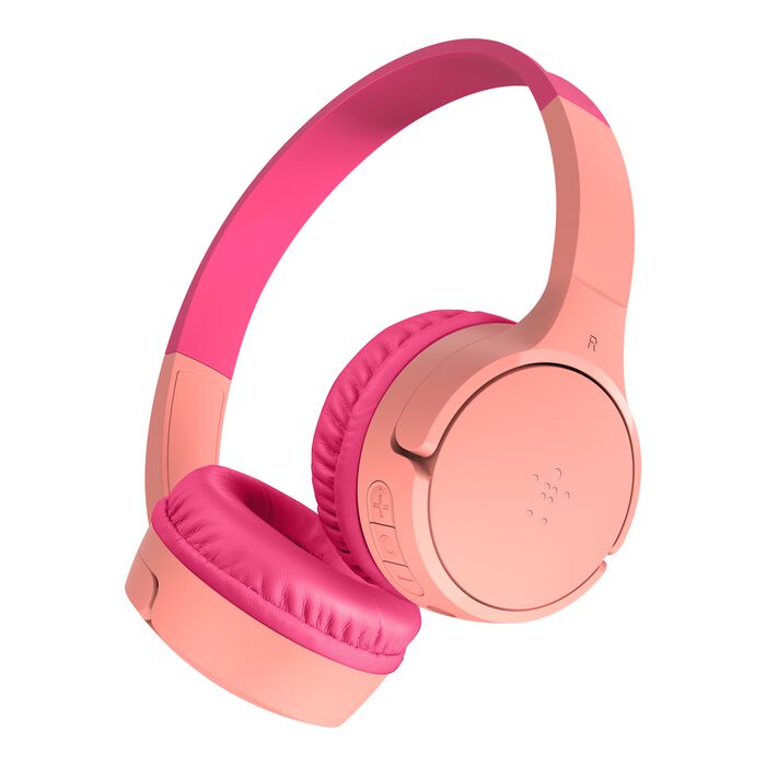 Belkin AUD002 SoundForm Mini Kablosuz Kafaüstü Çocuk Kulaklık-Pembe Hover
