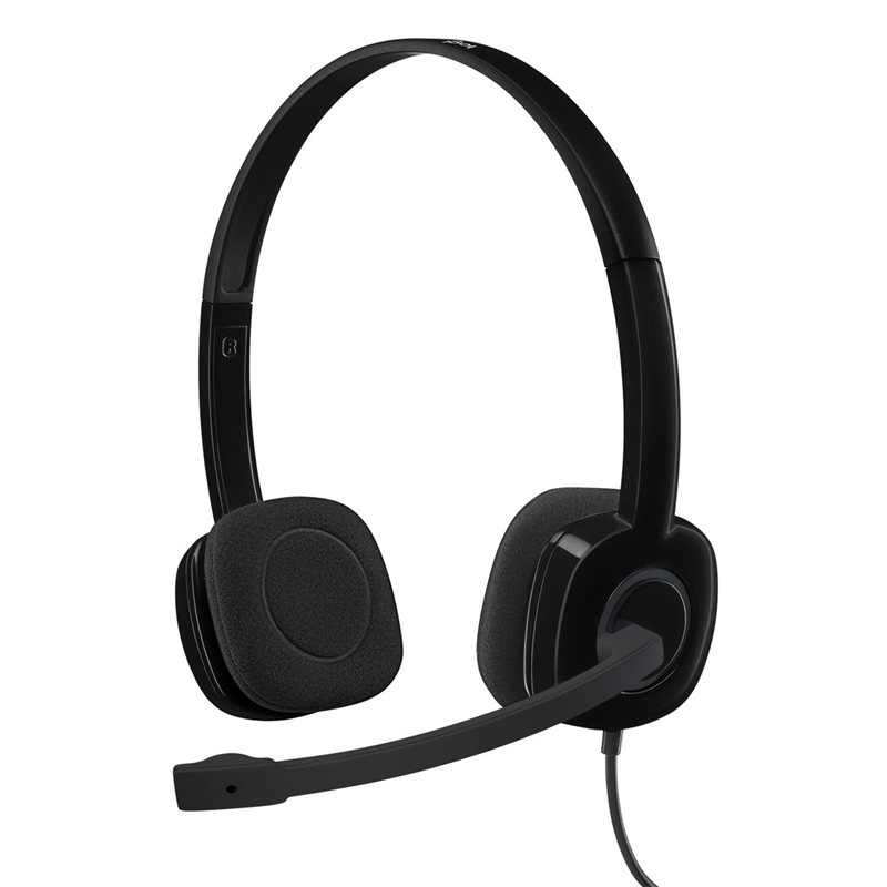 LOGITECH H151 GÜRÜLTÜ ÖNLEYİCİ MİKROFONLU STEREO KULAKLIK-SİYAH A-00029 981-000589